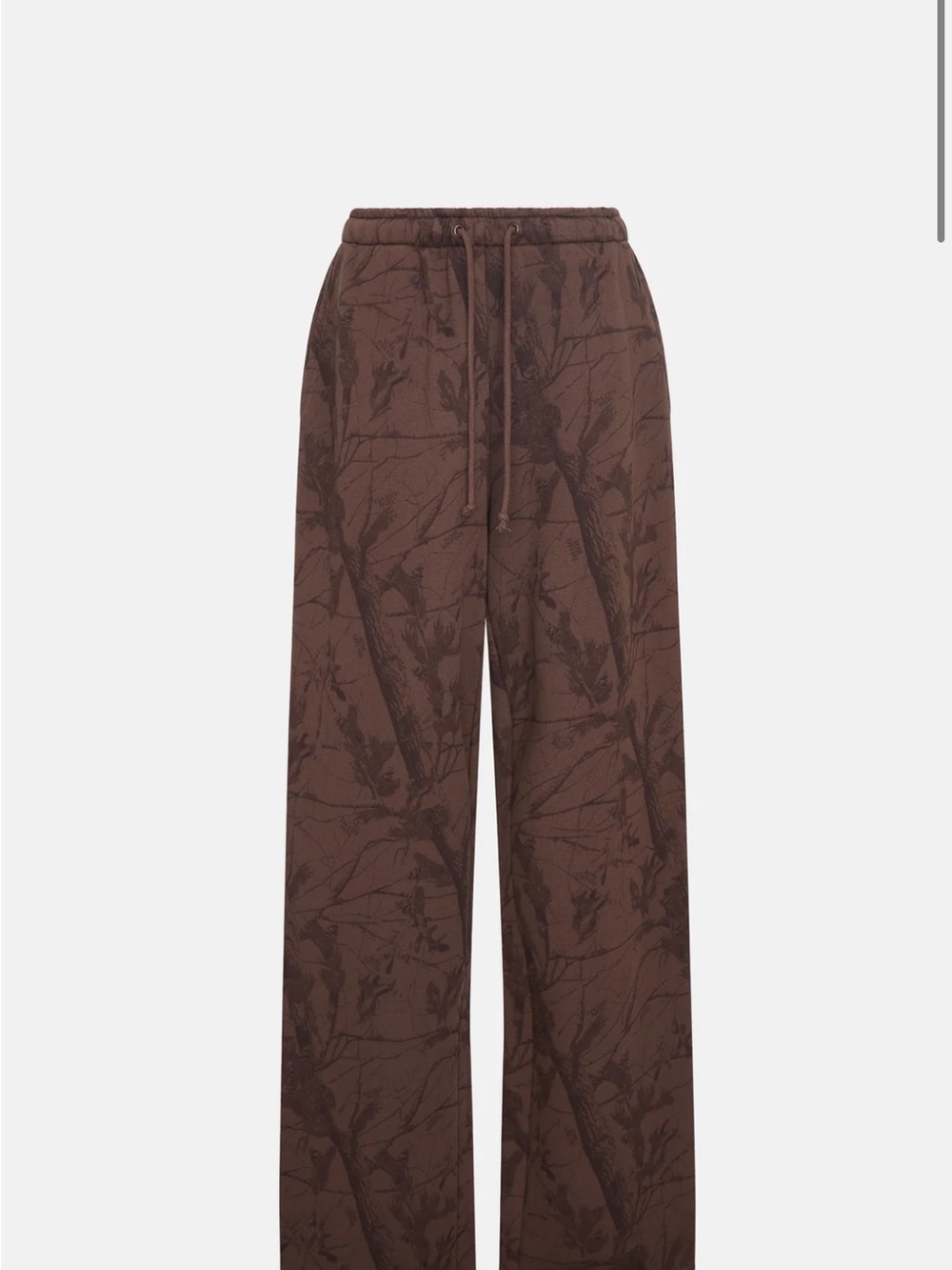 Dairy boy straight leg sweatpant brown camo
